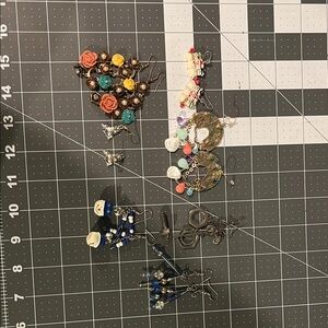 Floral and Beaded costume Earrings bundle